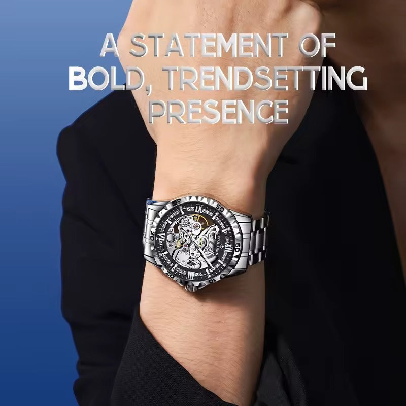 Louie Juelen™ — Premium Men’s Automatic Watch | Modern Luxury Mechanical Design