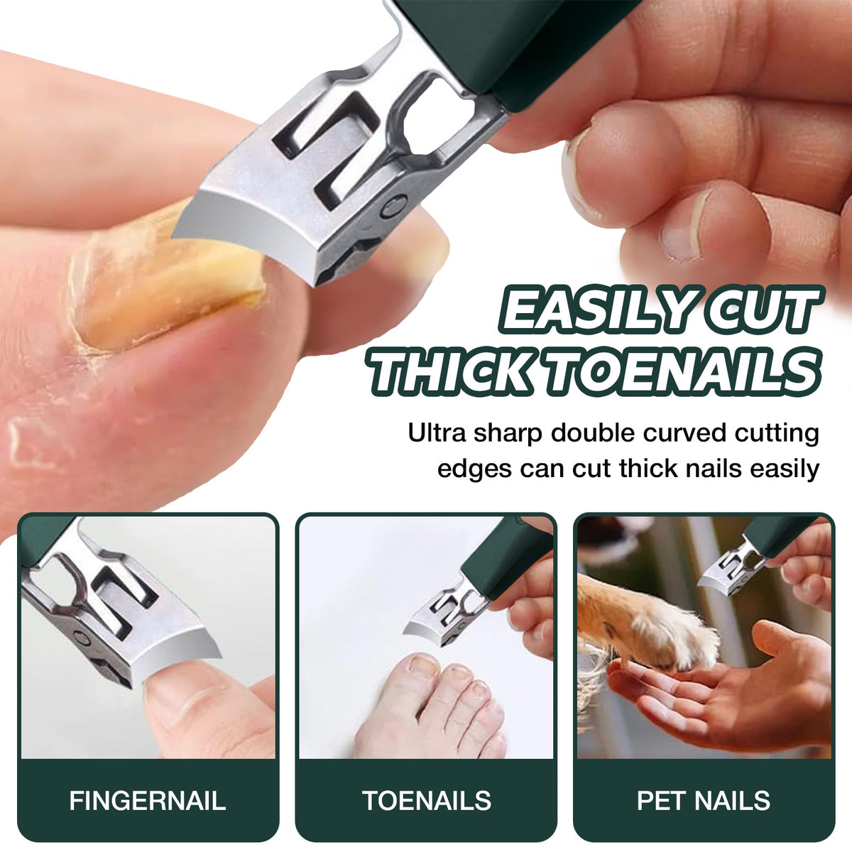 ✨50% Off For A Limited Time✨🔥Eagle Beak Angled Nail Clippers 3-Piece Set