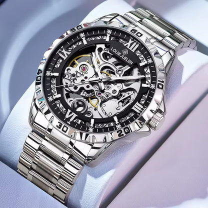 Louie Juelen™ — Premium Men’s Automatic Watch | Modern Luxury Mechanical Design