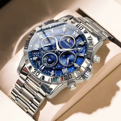 POEDAGAR 973™ | Luxury Chronograph Men's Watch – Stylish Gift Choice
