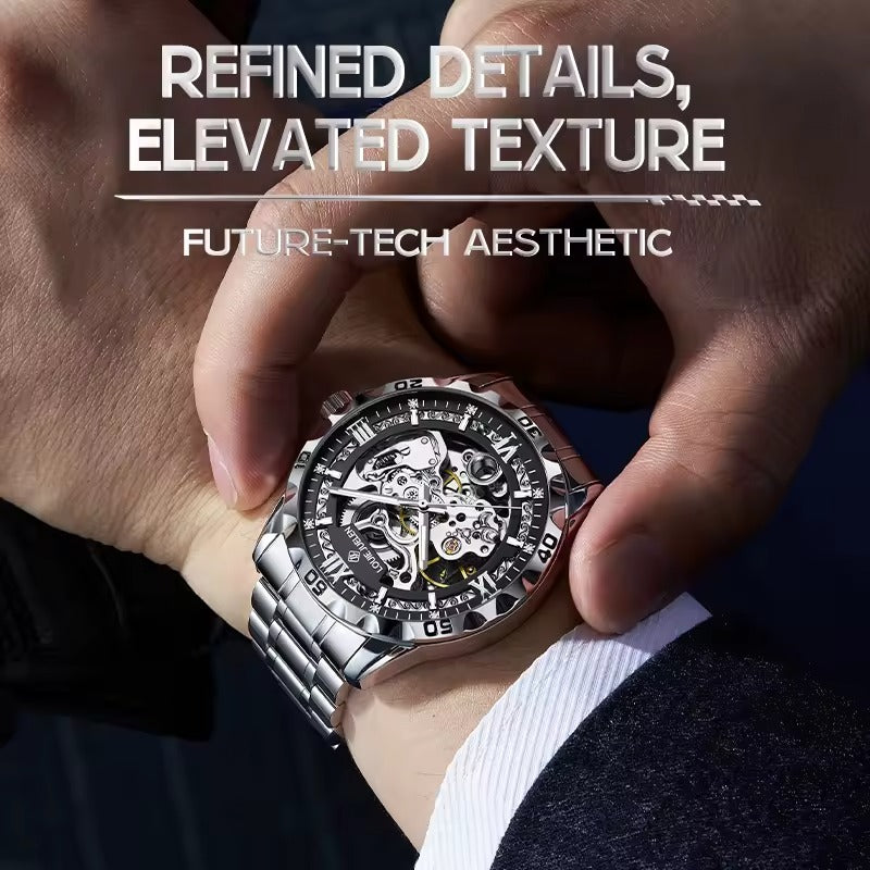 Louie Juelen™ — Premium Men’s Automatic Watch | Modern Luxury Mechanical Design
