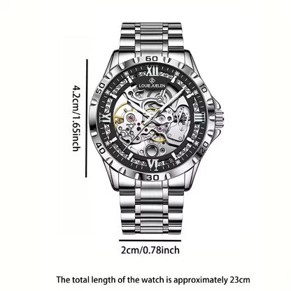 Louie Juelen™ — Premium Men’s Automatic Watch | Modern Luxury Mechanical Design