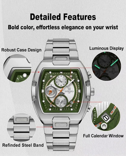 Reward Watch™ — Luxury Men’s Stainless Steel Watch | The Perfect Gift for Someone Special